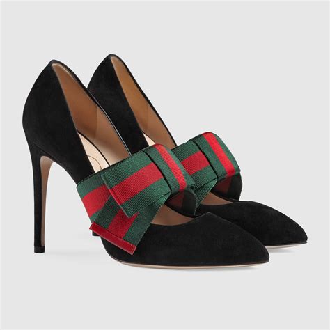 gucci heels with bow|Gucci heels platform.